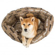 Подушка для лежака для собак и кошек Ferplast Sofа' Cushion Cities (Ферпласт Софа Кушин Ситиес) 73 х 55 х h 27 см - 6