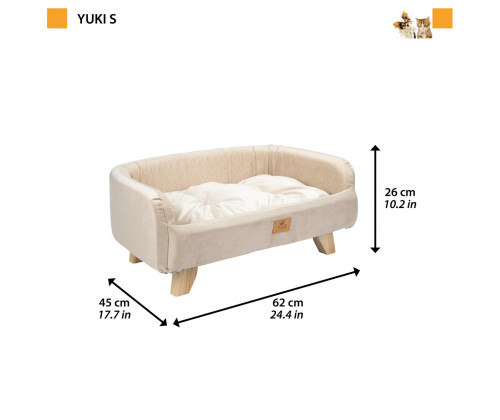 Лежак - диван для собак и кошек Ferplast Yuki (Ферпласт) Лежак - диван для собак и кошек Ferplast Yuki (Ферпласт)