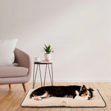 Матрас-подстилка для собак Ferplast Jolly Microfleece (Ферпласт Джолли Микрофлис) 83 x 50 cм - 85, Бежевый