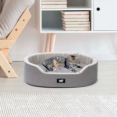 Лежак для собак и кошек с антибактериальной обработкой Ferplast Dandy Sanitized (Ферпласт Денди Санитайз) 55 x 41 x h 15 cм - 55