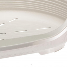 Пластиковый лежак для собак и кошек Ferplast Siesta Deluxe (Ферпласт Сиеста Делюкс) 70.5 х 52 х h 23.5 см - 6, Белый