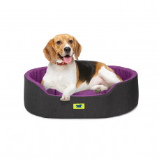 Лежак - кровать для собак и кошек Ferplast Dandy C Colour (Ферпласт Денди С Колор) 65 x 46 x h 17 cm - 65, Фиолетовый