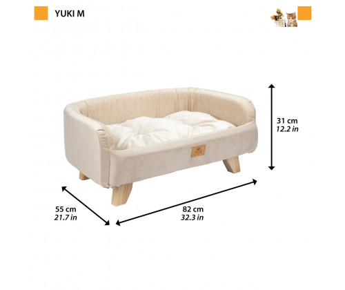 Лежак - диван для собак и кошек Ferplast Yuki (Ферпласт) 82 x 57 x h 31 cм - М Лежак - диван для собак и кошек Ferplast Yuki (Ферпласт) 82 x 57 x h 31 cм - М
