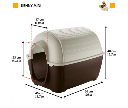 Будка для собак Ferplast Kenny (Ферпласт Кенни)