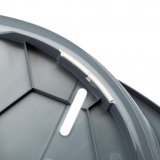 Пластиковый лежак для собак и кошек Ferplast Siesta Deluxe (Ферпласт Сиеста Делюкс) 70.5 х 52 х h 23.5 см - 6, Серый