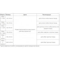 Подушка - лежачик двосторонній для собак і котів Ferplast Relax C (Ферпласт Релакс С) 55 x 36 cm - RELAX C 55/4, Чорний
