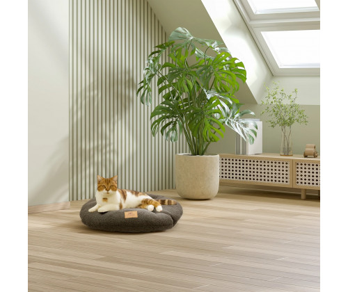 Лежак - подушка для кошек и собак Ferplast Relax Bouclе (Ферпласт Релакс) 55 x 36 cм - 55/4, Темно-зеленый