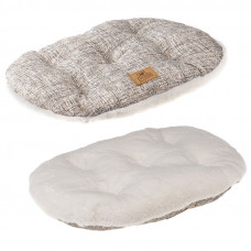 Подстилка - лежак двусторонний для собак и котов Ferplast Relax F (Ферпласт Релакс Ф) 65 х 42 см - RELAX F 65/6, Коричневый с белым