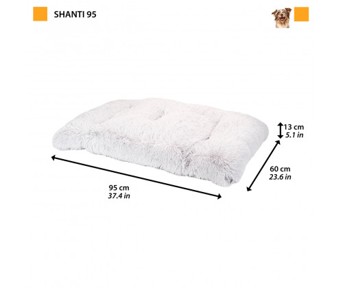 Лежак - подушка для кошек и собак Ferplast Shanti (Ферпласт) 95х60х13 см - 95