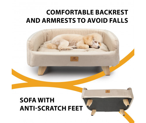 Лежак - диван для собак и кошек Ferplast Yuki (Ферпласт) 82 x 57 x h 31 cм - М Лежак - диван для собак и кошек Ferplast Yuki (Ферпласт) 82 x 57 x h 31 cм - М