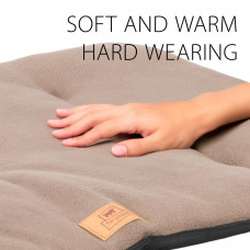 Матрас-подстилка для собак Ferplast Jolly Microfleece (Ферпласт Джолли Микрофлис) 98 x 65 cм - 100, Серый