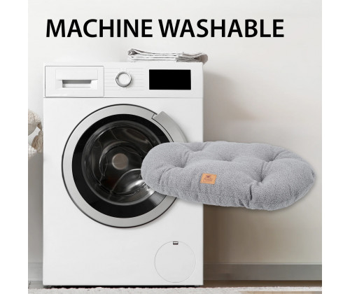 Лежак - подушка для кошек и собак Ferplast Relax Bouclе (Ферпласт Релакс) 85 x 55 cм - 89/10, Серый