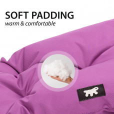 Подушка устойчива к царапинам и водоотталкивающая для собак и котов Ferplast Relax Tech (Ферпласт Релакс Теч) 85 x 55 cm - 89/10, Фиолетовый