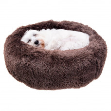 Лежак - кровать для собак и кошек Ferplast Cuddly (Ферпласт Кадли) Ø 60 x 14 cm - 60, Коричневый