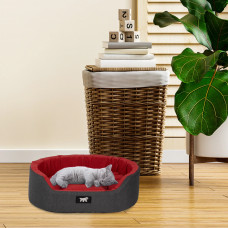 Лежак - кровать для собак и кошек Ferplast Dandy C Colour (Ферпласт Денди С Колор) 45 x 35 x h 13 cm - 45, Красный