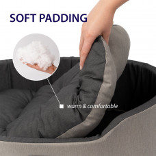 Лежак - кровать для собак и кошек Ferplast Dandy C Colour (Ферпласт Денди С Колор) 110 x 70 x h 23 cm - 110, Коричневый