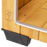 Будка дерев'яна для собак Ferplast Baita (Ферпласт Байта) 121 х 78.5 см - BAITA 100