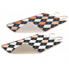 Підстилка - ковдра для собак і котів Ferplast Nanna F (Ферпласт Ненна Ф) 110 x 70 cm - NANNA F 115, Білий з чорним