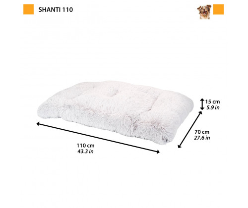 Лежак - подушка для кошек и собак Ferplast Shanti (Ферпласт) 110х70х15 см - 110