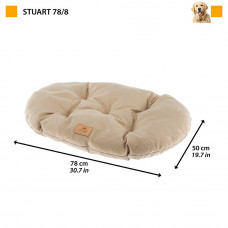 Подстилка-подушка для собак и кошек Ferplast Stuart 78/8 (Ферпласт Стюарт 78/8) Бежевый
