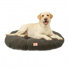 Лежак - подушка для кошек и собак Ferplast Relax Bouclе (Ферпласт Релакс) 85 x 55 cм - 89/10, Темно-зеленый