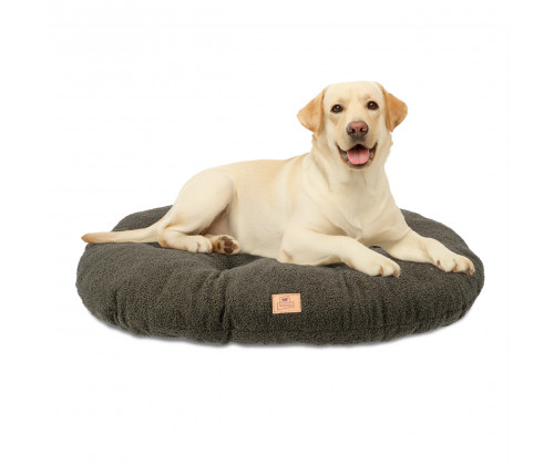 Лежак - подушка для кошек и собак Ferplast Relax Bouclе (Ферпласт Релакс) 85 x 55 cм - 89/10, Темно-зеленый