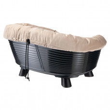 Лежанка - диван для собак и кошек Ferplast Sofà Throne (Ферпласт Софа Трон) 64 x 48 x h 29,5 cm - 4, Черный