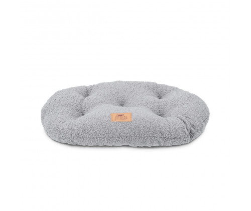 Лежак - подушка для кошек и собак Ferplast Relax Bouclе (Ферпласт Релакс) 85 x 55 cм - 89/10, Серый