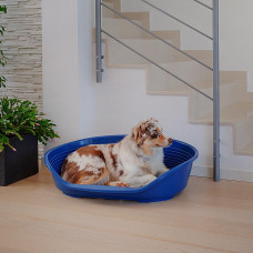 Пластиковый лежак для собак и кошек Ferplast Siesta Deluxe (Ферпласт Сиеста Делюкс) 82 х 59.5 х h 25 см - 8, Бордовый