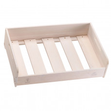 Деревянная кровать - лежак для собак и кошек Ferplast Hall (Ферпласт Хелл) 80.5 х 53 х 17.5 см - М