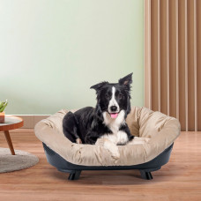 Лежанка - диван для собак и кошек Ferplast Sofà Throne (Ферпласт Софа Трон) 85х62х33 см - 8, Черный