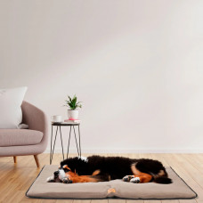 Матрас-подстилка для собак Ferplast Jolly Microfleece (Ферпласт Джолли Микрофлис) 108 x 79 cм - 110, Серый