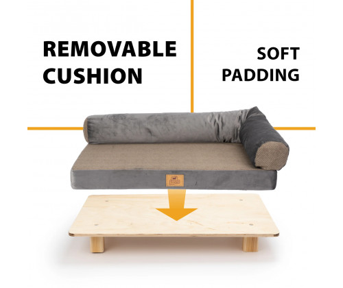 Лежак - диван для собак и кошек Ferplast Haru (Ферпласт) Лежак - диван для собак и кошек Ferplast Haru (Ферпласт)