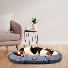 Подушка устойчива к царапинам и водоотталкивающая для собак и котов Ferplast Relax Tech (Ферпласт Релакс Теч) 78 x 50 cm - 78/8, Серый