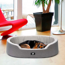 Лежак для собак и кошек с антибактериальной обработкой Ferplast Dandy Sanitized (Ферпласт Денди Санитайз) 80 x 55 x h 18 cм - 80