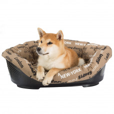 Подушка для лежака для собак и кошек Ferplast Sofа' Cushion Cities (Ферпласт Софа Кушин Ситиес) 73 х 55 х h 27 см - 6