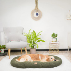 Лежак - подушка для собак и котов из микрофлиса Ferplast Relax Microfleece (Ферпласт Релакс Микрофлис) 100 x 63 cm - 100/12, Серый