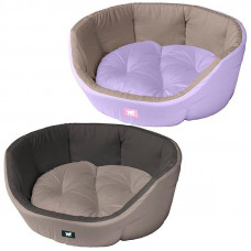 Ліжка - диван для собак і кішок Ferplast Diamante (Ферпласт Діамант) 53 x 50 x h 16 cm - DIAMANTE 55, Сірий