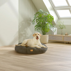 Лежак - подушка для кошек и собак Ferplast Relax Bouclе (Ферпласт Релакс) 85 x 55 cм - 89/10, Темно-зеленый