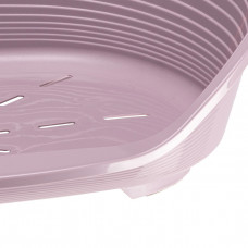 Пластиковый лежак для котов и собак Ferplast Siesta Deluxe (Ферпласт Сиеста Делюкс) 49 x 36 x h 17,5 cm - 2, Светло-фиолетовый