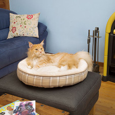 Ліжанка - матрац для котів і собак Ferplast Lagoon (Ферпласт Лагуна) 50 х 50 х 11 см - LAGOON 50, Бежевий