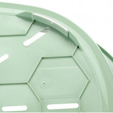 Пластиковый лежак для котов и собак Ferplast Siesta Deluxe (Ферпласт Сиеста Делюкс) 49 x 36 x h 17,5 cm - 2, Светло-зеленый