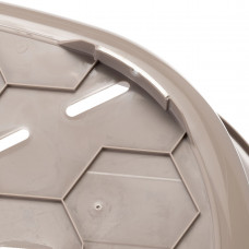 Пластиковый лежак для котов и собак Ferplast Siesta Deluxe (Ферпласт Сиеста Делюкс) 49 x 36 x h 17,5 cm - 2, Светло-коричневый