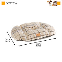 Подушка - мягкое место для кошек и собак Ferplast Scott (Ферпласт Скот) 55 х 36 см - SCOTT 55/4, Бежевый