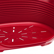 Пластиковий лежачик для котів і собак Ferplast Siesta Deluxe (Ферпласт Сеєста Деллюкс) 70.5 х h 23.5 см - SIESTA DELUXE 6, Бордовий