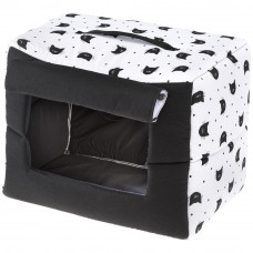 Мягкий домик для кошек из хлопчатой ткани Ferplast TVCat (Ферпласт ТиВиКет)