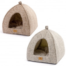 Мягкий домик для кошек и маленьких собак Ferplast Tipi Large (Ферпласт Типи Лардж) Бежевый