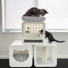 Jolly Pets Kitty Kasa Penthaus Bed (Джоллі Петс Кітті Каса Пенгаус Бед) ліжко - лежачий для котів Сірий