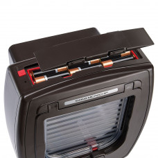 Врізна дверцята для котів з системою видирання мікрочипів Ferplast Swing Microchip (Ферпласт Свінг Мікрочіп) Коричневий