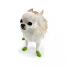 Резиновые носки - обувь для собак PAWZ (Поуз) размер TINY- крошечный (12 штук)